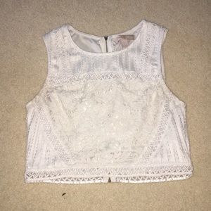 A white, short sleeved shirt